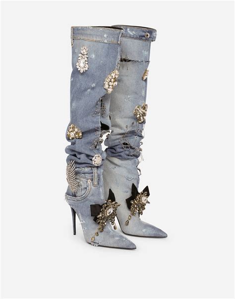 dolce and gabbana jean shoes
